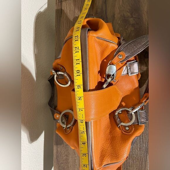 Gustto Orange and Silver Women's Handbag - Picture 8 of 8